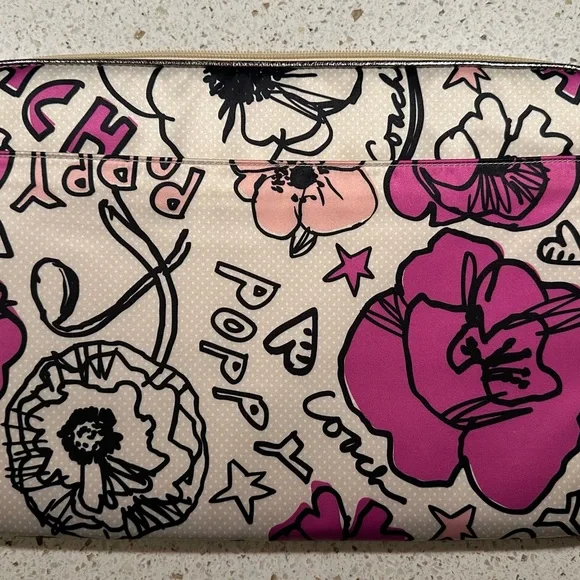 Coach Poppy Floral Laptop Bag - Picture 3 of 7